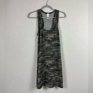 Camo Print Sleeveless Dress